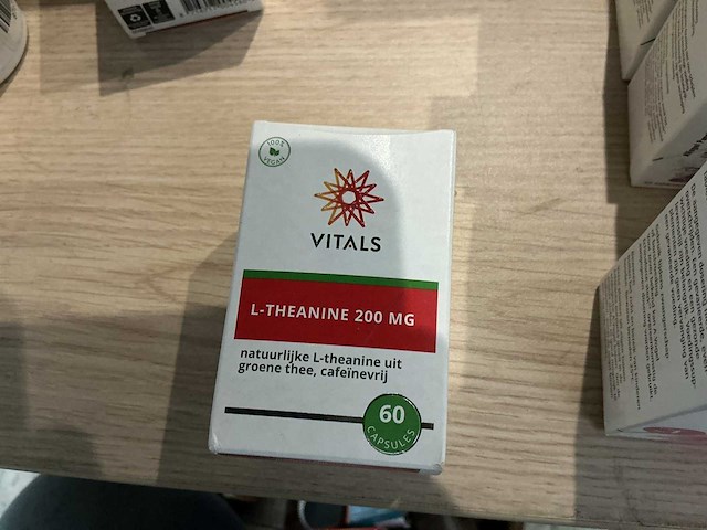 Vitals l-theanine (2x) - afbeelding 1 van  1