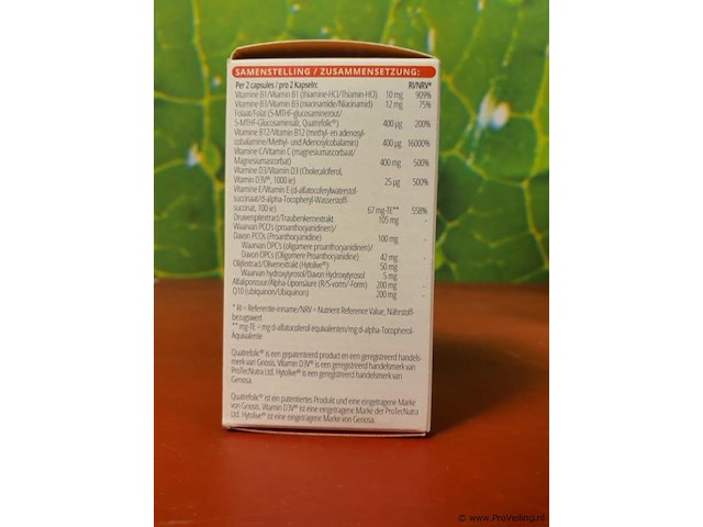 Vitals voedingssupplementen, diverse soorten o.a. elke dag tabletten, hart- en vaat formule pro & folaat 5-mthf - afbeelding 16 van  16