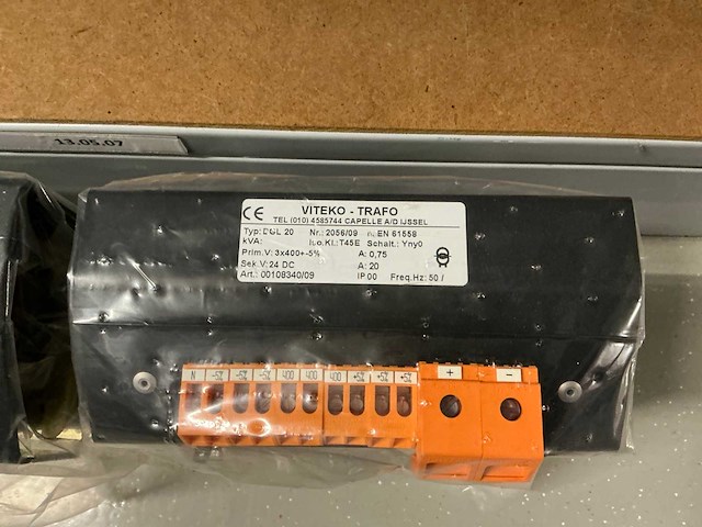 Viteko trafo transformator dgl 20&30 (3x) - afbeelding 2 van  4