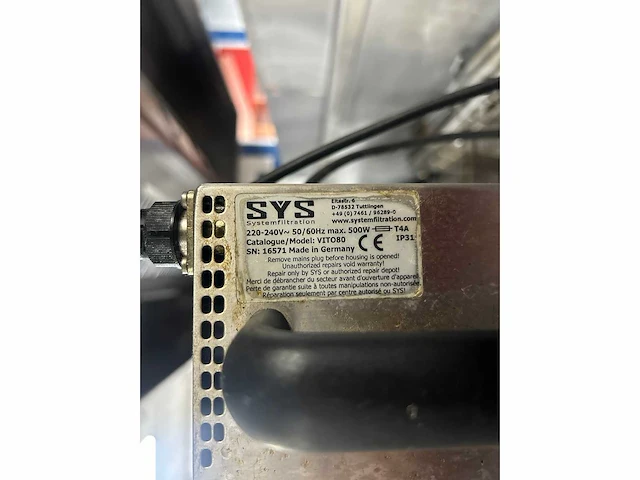 Vito 80 - professioneel frituuroliefiltersysteem met filters - afbeelding 8 van  8