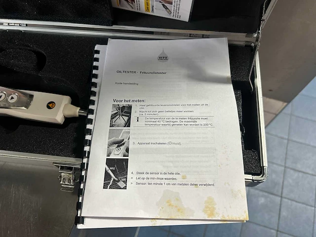 Vito oiltester - professionele frituurolie kwaliteitsmeter - afbeelding 4 van  5