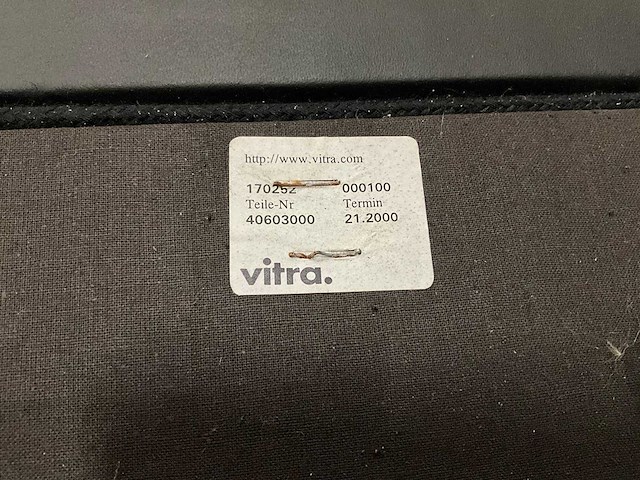 Vitra - 40603000 - lederen bank 165x73x83cm - afbeelding 7 van  8