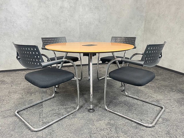 Vitra - 4p design conferentieset ø120 - afbeelding 1 van  19