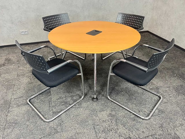 Vitra - 4p design conferentieset ø120 - afbeelding 14 van  19