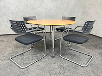 Vitra - 4p design conferentieset ø120 - afbeelding 1 van  17