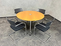 Vitra - 4p design conferentieset ø120 - afbeelding 10 van  17