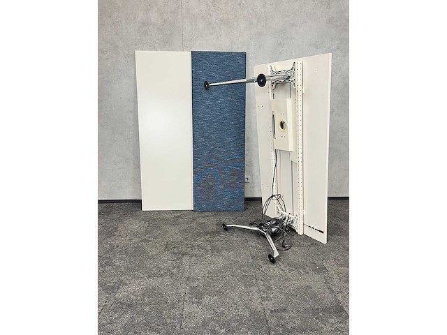 Vitra ad hoc - design slingerbureau 180x80 - refurbished - muisgrijs - afbeelding 5 van  13