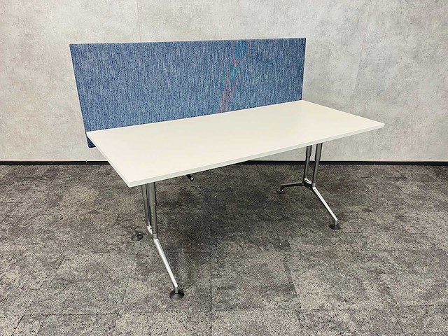 Vitra ad hoc - design slingerbureau 180x80 - refurbished - muisgrijs - afbeelding 10 van  13