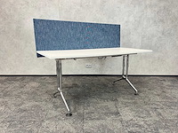 Vitra ad hoc - design slingerbureau 180x80 - refurbished - muisgrijs - afbeelding 3 van  9