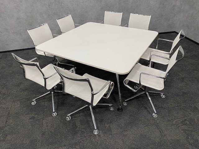 Vitra ad hoc/ alias - 8 persoons design set 160x160 - afbeelding 12 van  27