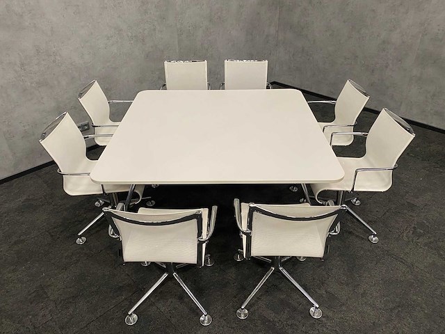 Vitra ad hoc/ alias - 8 persoons design set 160x160 - afbeelding 5 van  28