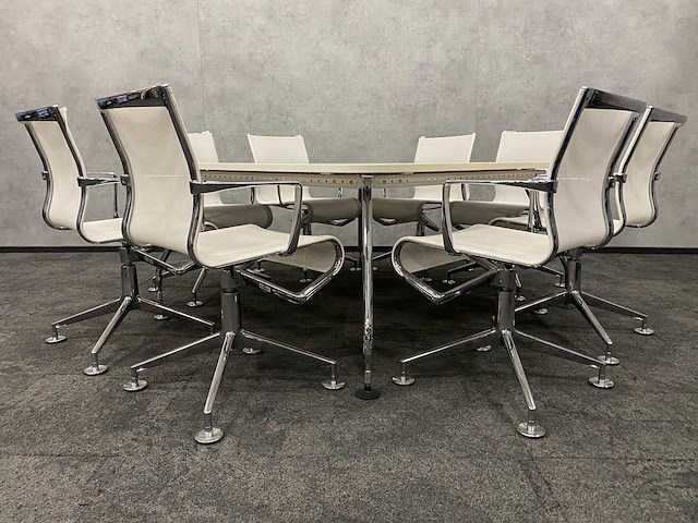 Vitra ad hoc/ alias - 8 persoons design set 160x160 - afbeelding 25 van  28