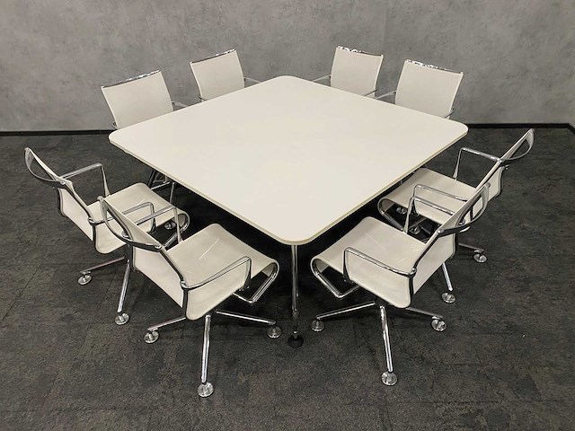Vitra ad hoc/ alias - 8 persoons design set 160x160 - afbeelding 28 van  28