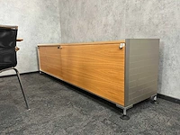 Vitra adhoc - 6p vergaderset 250x120 met dressoir - afbeelding 8 van  32