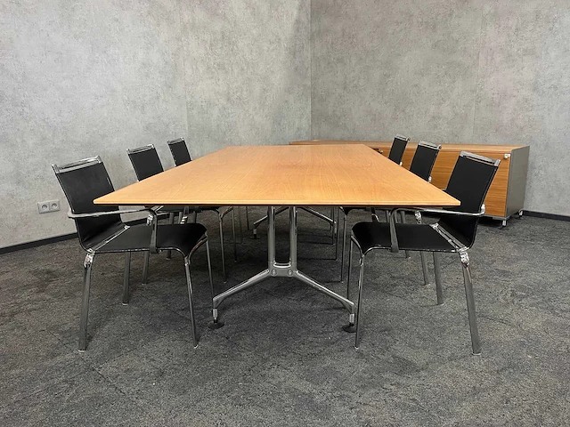 Vitra adhoc - 6p vergaderset 250x120 met dressoir - afbeelding 23 van  32