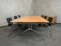 Vitra adhoc - 6p vergaderset 250x120 met dressoir - afbeelding 23 van  32