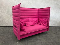 Vitra alcove - design sofa fuchsia - met kussens - afbeelding 1 van  15