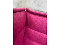 Vitra alcove - design sofa fuchsia - met kussens - afbeelding 11 van  15