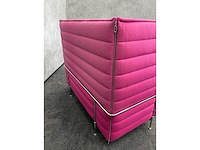 Vitra alcove - design sofa fuchsia - met kussens - afbeelding 14 van  15