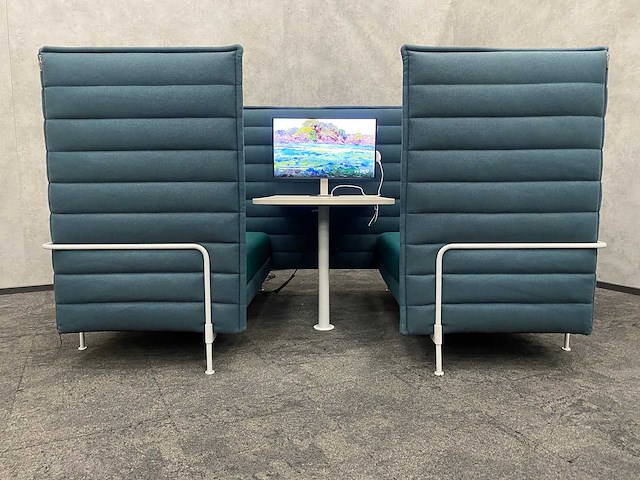 Vitra alcove cabin - design werkplek met tv - afbeelding 5 van  38