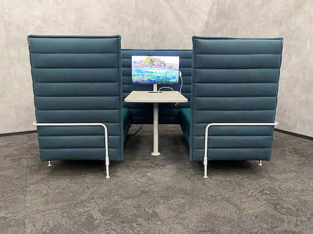 Vitra alcove cabin - design werkplek met tv - afbeelding 4 van  38