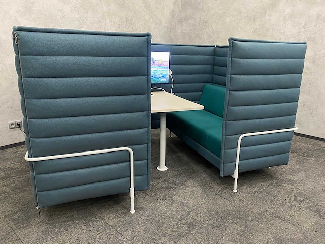 Vitra alcove cabin - design werkplek met tv - afbeelding 6 van  38