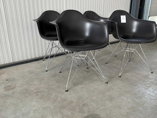 Vitra dar eetkamerstoel (4x) - afbeelding 3 van  7