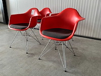 Vitra dar eetkamerstoel (4x) - afbeelding 1 van  6