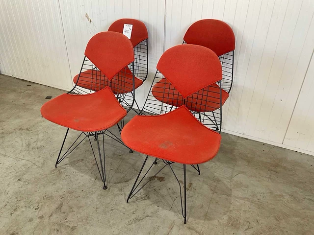 Vitra dkr eetkamerstoel (4x) - afbeelding 1 van  5