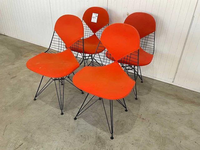 Vitra dkr eetkamerstoel (4x) - afbeelding 1 van  5