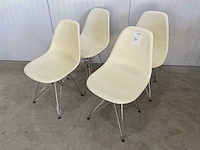 Vitra dsr eetkamerstoel (4x)