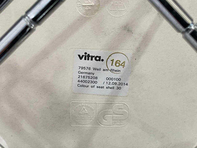 Vitra dsr eetkamerstoel (4x) - afbeelding 6 van  6