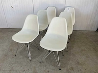 Vitra dsr eetkamerstoel (6x)