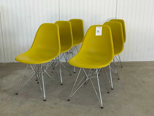 Vitra dsr eetkamerstoel (6x) - afbeelding 1 van  9