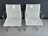 Vitra ea108 netweave vergaderstoel (2x) - afbeelding 2 van  6
