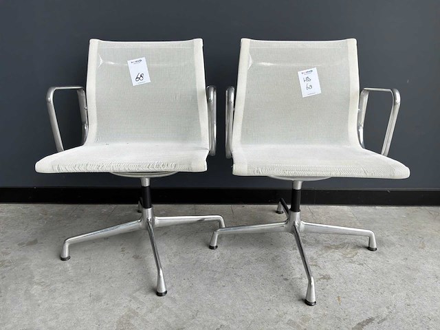 Vitra ea108 netweave vergaderstoel (2x) - afbeelding 1 van  5