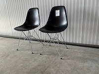 Vitra eames dsr eetkamerstoel (2x) - afbeelding 1 van  6