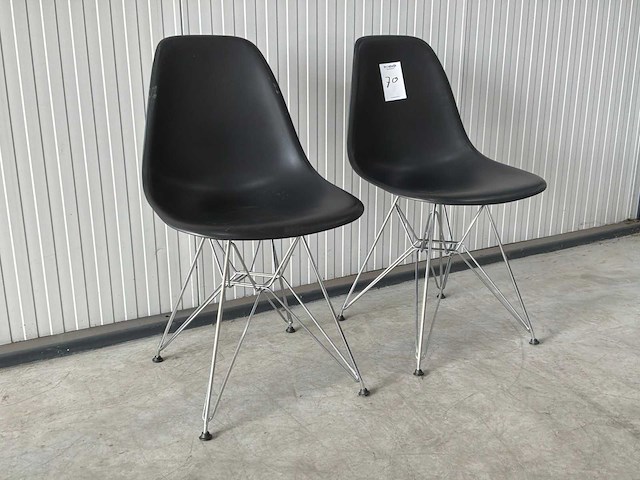 Vitra eames dsr eetkamerstoel (2x) - afbeelding 3 van  6