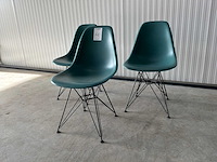Vitra eames dsr eetkamerstoel (3x)