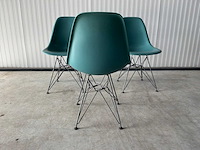 Vitra eames dsr eetkamerstoel (3x) - afbeelding 4 van  5