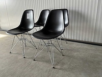 Vitra eames dsr eetkamerstoel (4x)