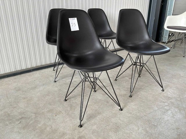 Vitra eames dsr eetkamerstoel (4x) - afbeelding 3 van  7