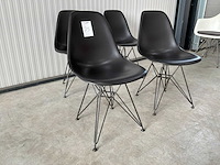 Vitra eames dsr eetkamerstoel (4x) - afbeelding 3 van  7