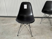 Vitra eames dsr eetkamerstoel (4x) - afbeelding 4 van  7