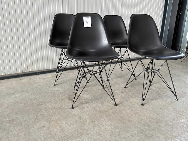 Vitra eames dsr eetkamerstoel (4x) - afbeelding 3 van  7