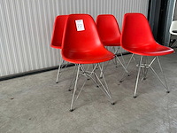 Vitra eames dsr eetkamerstoel (4x) - afbeelding 3 van  7