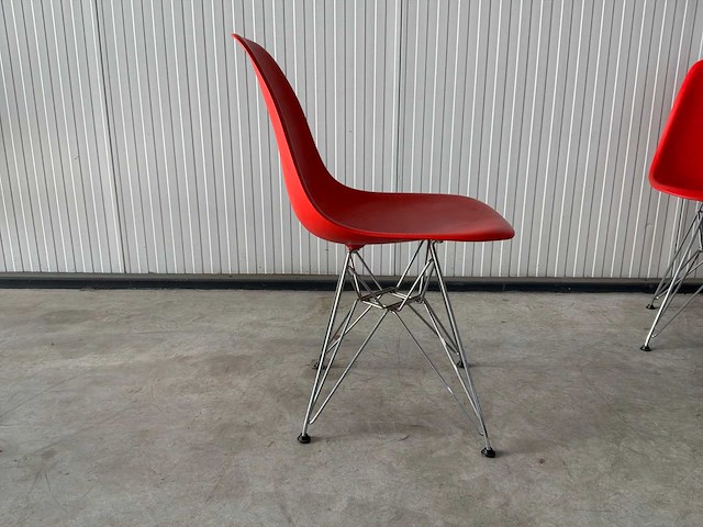 Vitra eames dsr eetkamerstoel (4x) - afbeelding 5 van  7