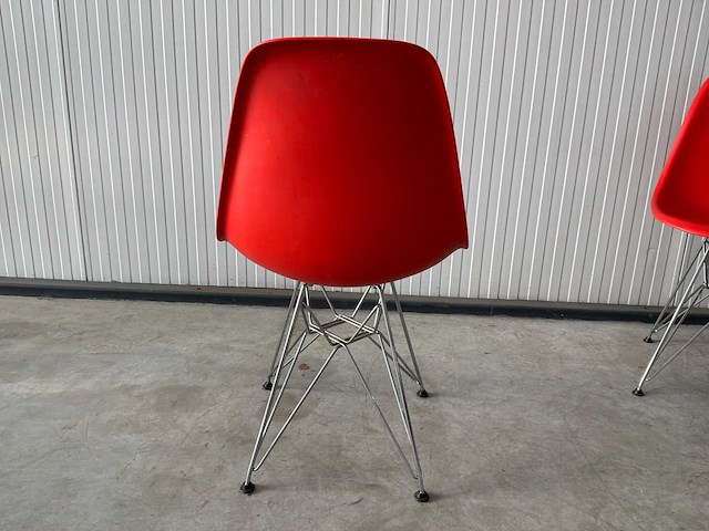 Vitra eames dsr eetkamerstoel (4x) - afbeelding 6 van  7