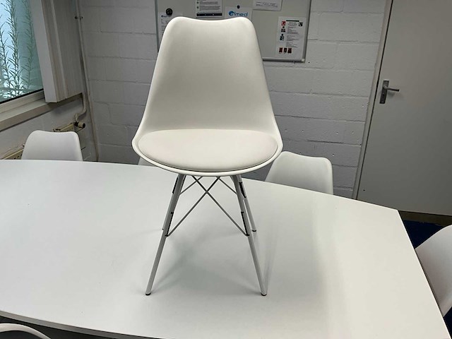 Vitra eames dsr ovaal/bootvormig vergadertafel - afbeelding 2 van  8