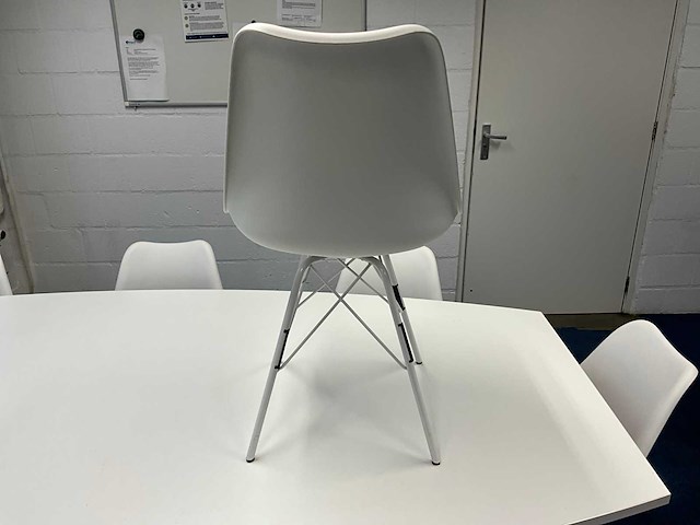 Vitra eames dsr ovaal/bootvormig vergadertafel - afbeelding 5 van  8